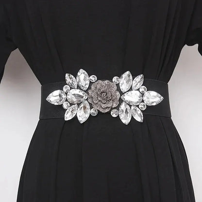 Flower Beaded Belt Coco & Dee