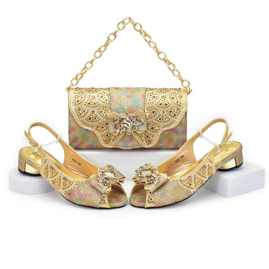 Naina Shoes & Bag Set