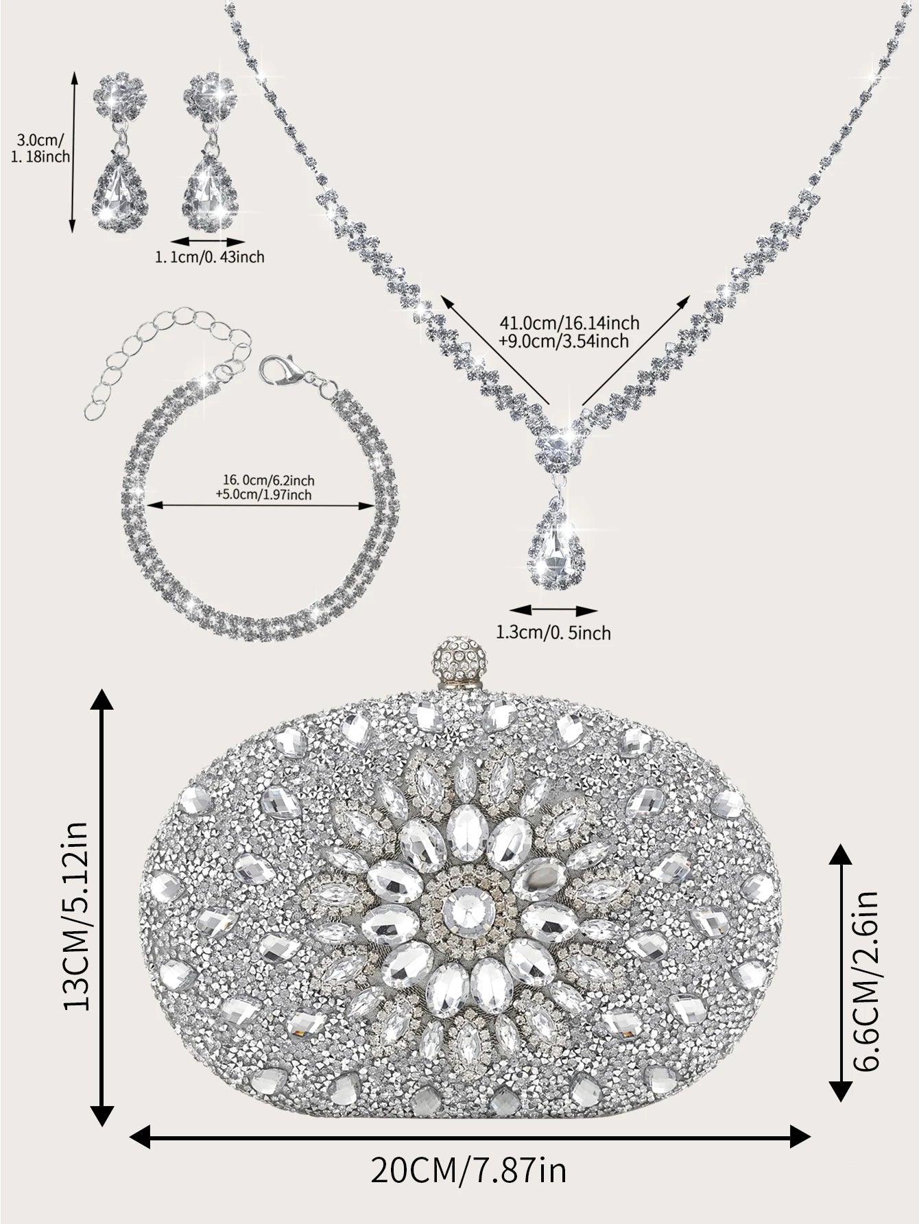 Elegant Bag Jewellery Set