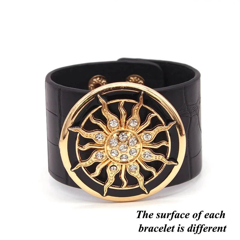 V Leather Bracelet