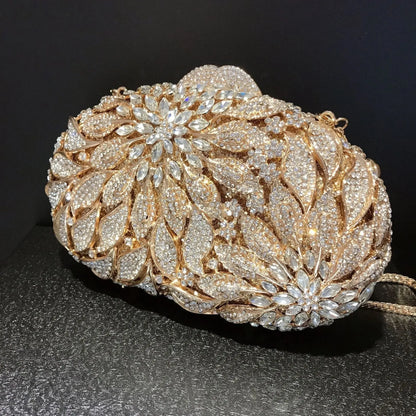 Gold Leaves Clutch - Coco & Dee UK