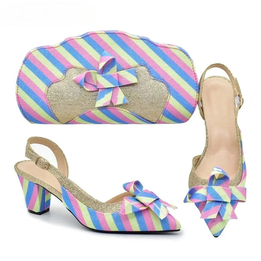 Veena Shoe & Bag Set