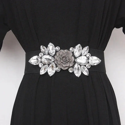 Flower Beaded Belt Coco & Dee