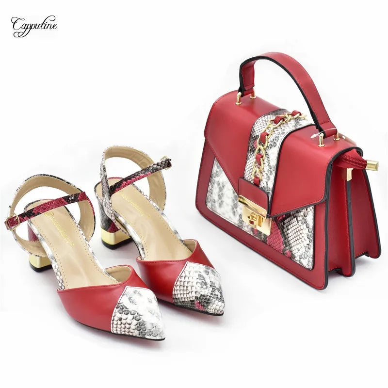 Rimona Shoes & Bag Set