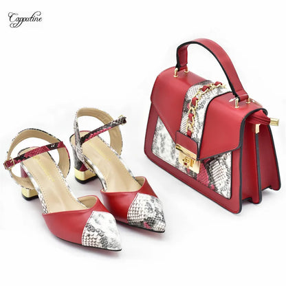 Rimona Shoes & Bag Set