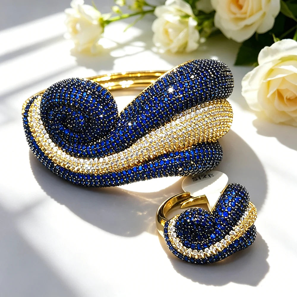 Sophia Bangle & Ring Set