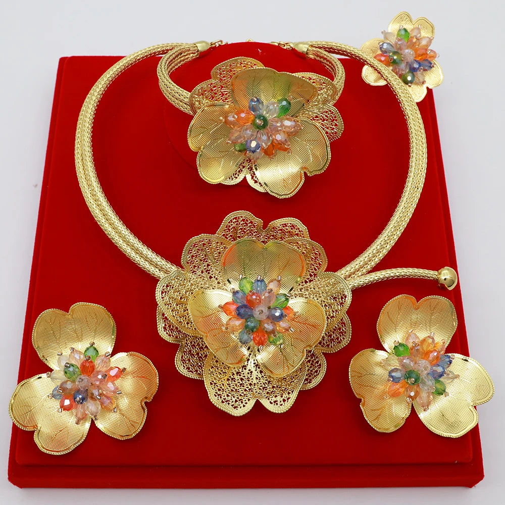 Flora Jewellery Set
