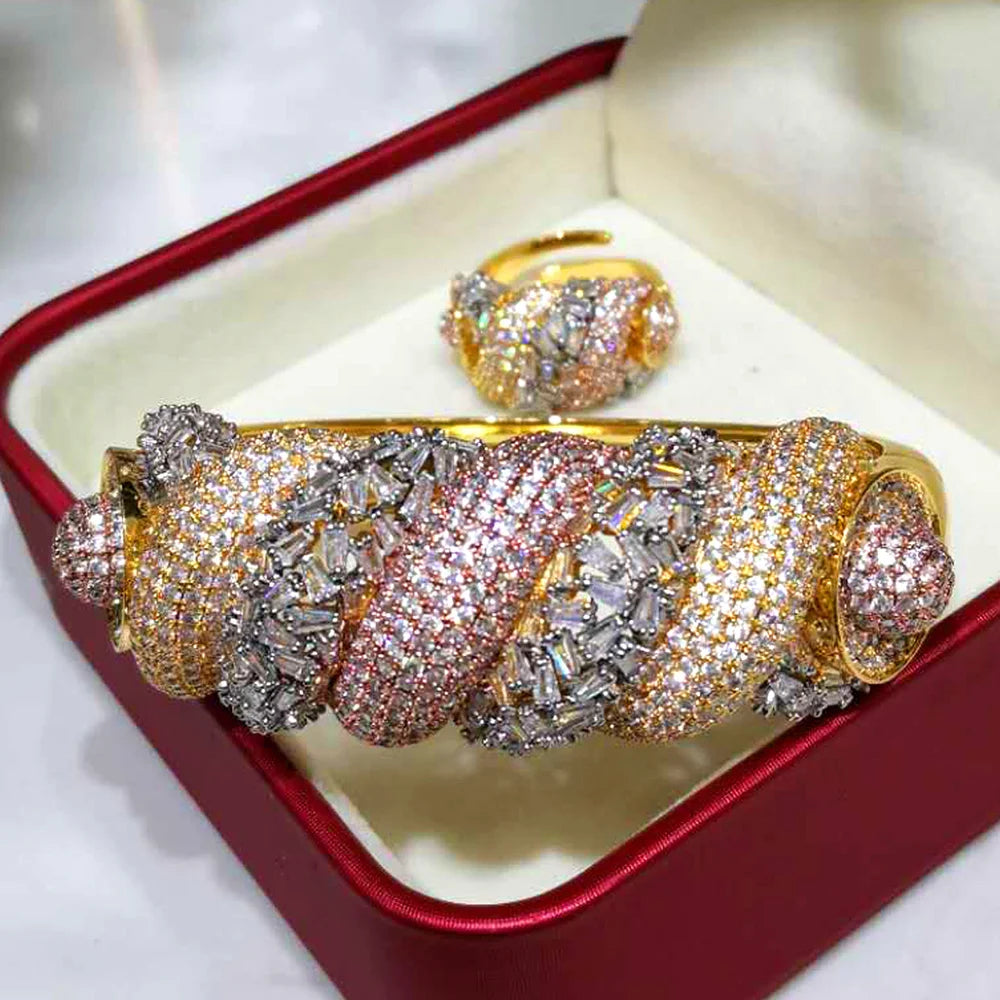 Luna Bangle & Ring Set