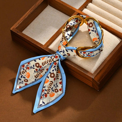 Silk Scarf Bracelet