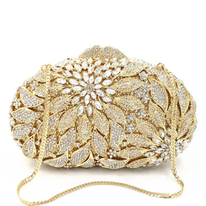 Gold Leaves Clutch - Coco & Dee UK