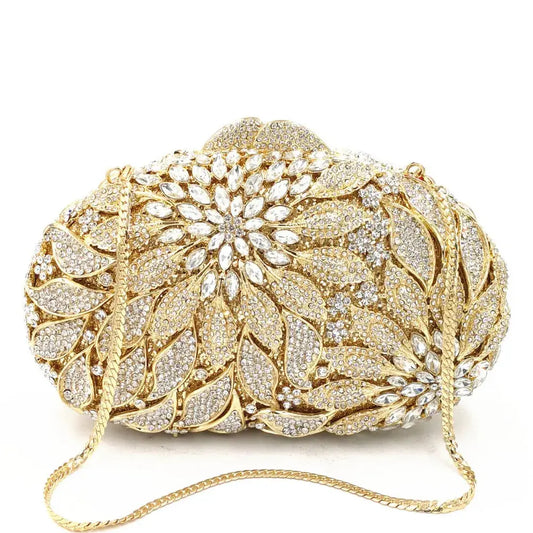 Gold Leaves Clutch - Coco & Dee UK