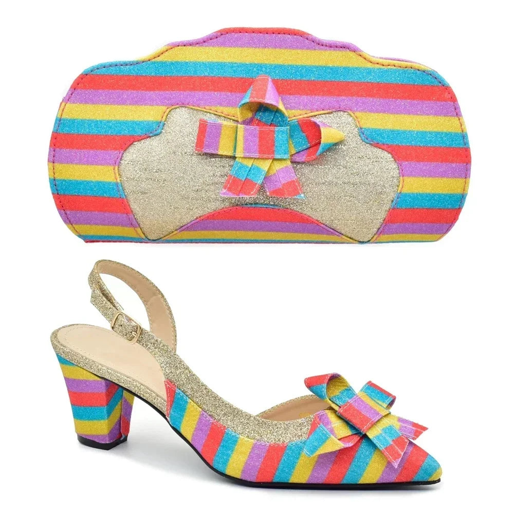 Veena Shoe & Bag Set