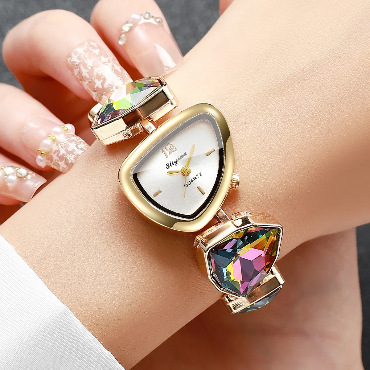 Rhinestone Bracelet Watch