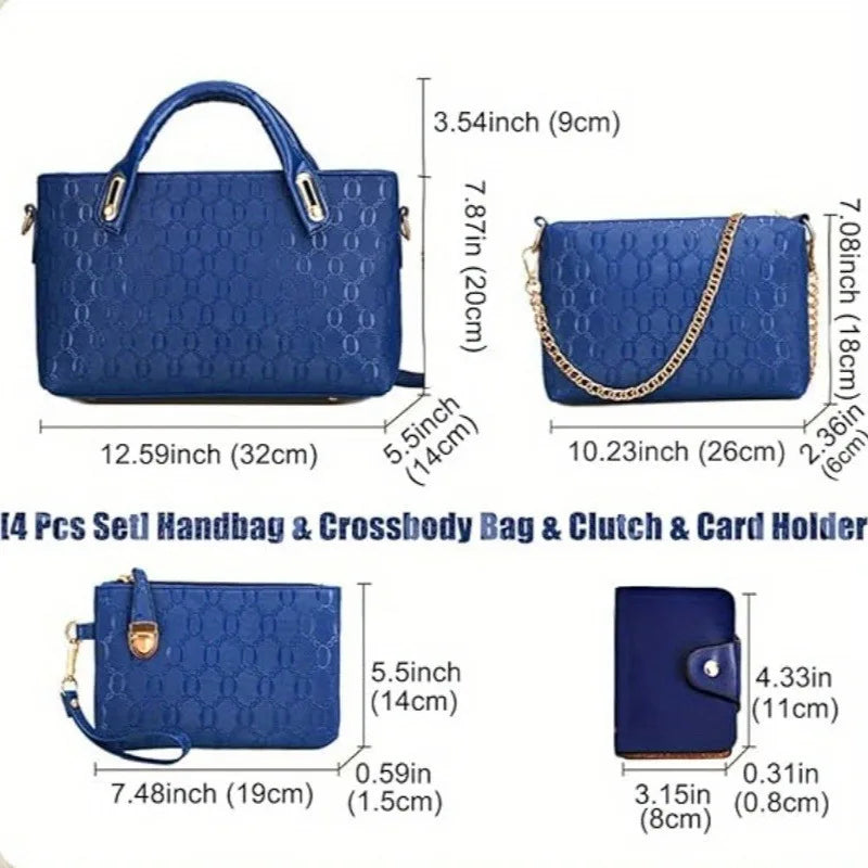 Elegance 4-Piece Handbag Set