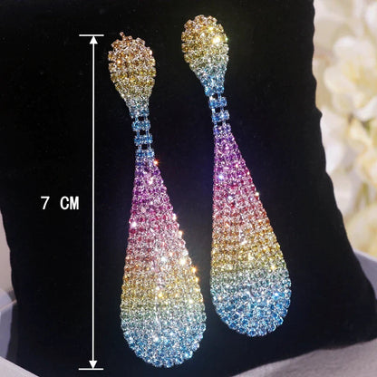 Rainbow Crystal Earrings Coco & Dee