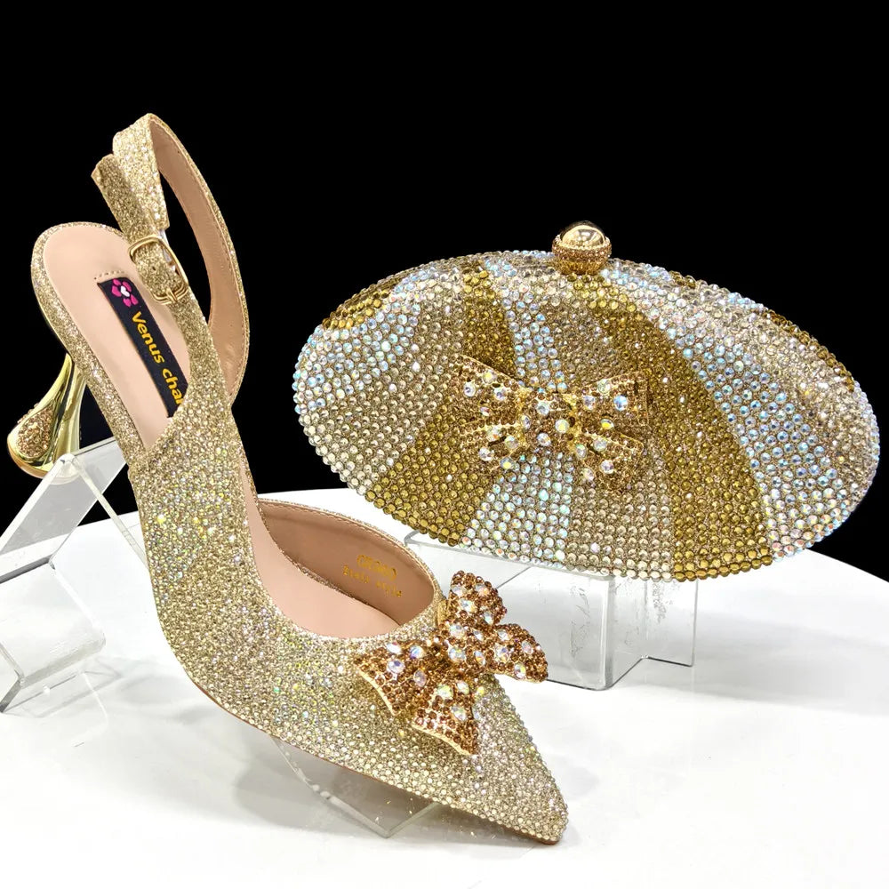 Meera Shoe & Bag Set