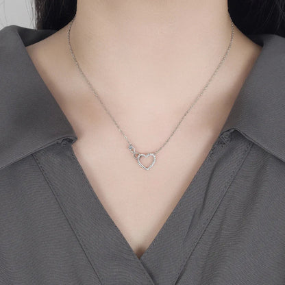 Sterling Silver Heart Necklaces Coco & Dee