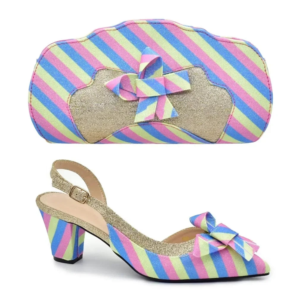 Veena Shoe & Bag Set