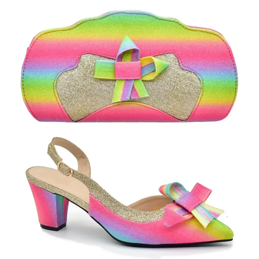 Veena Shoe & Bag Set