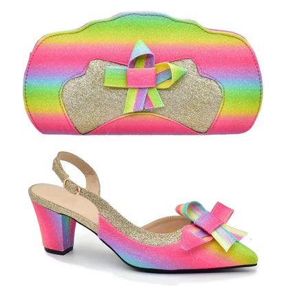 Veena Shoe & Bag Set