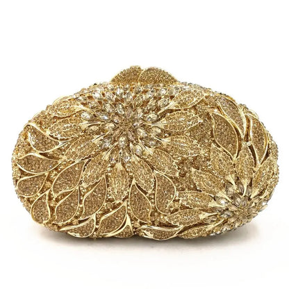 Gold Leaves Clutch - Coco & Dee UK