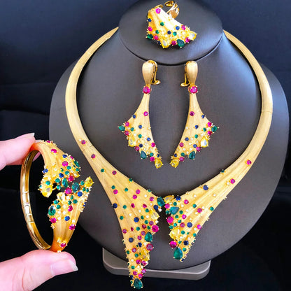 Daisy Leaf Jewelry Sets