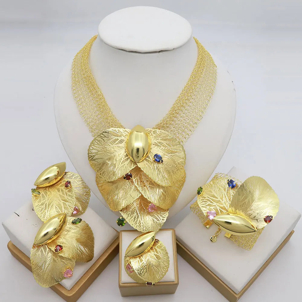 Leaf Jewelry Set