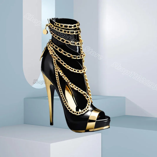 Capri Leather Platform Boots