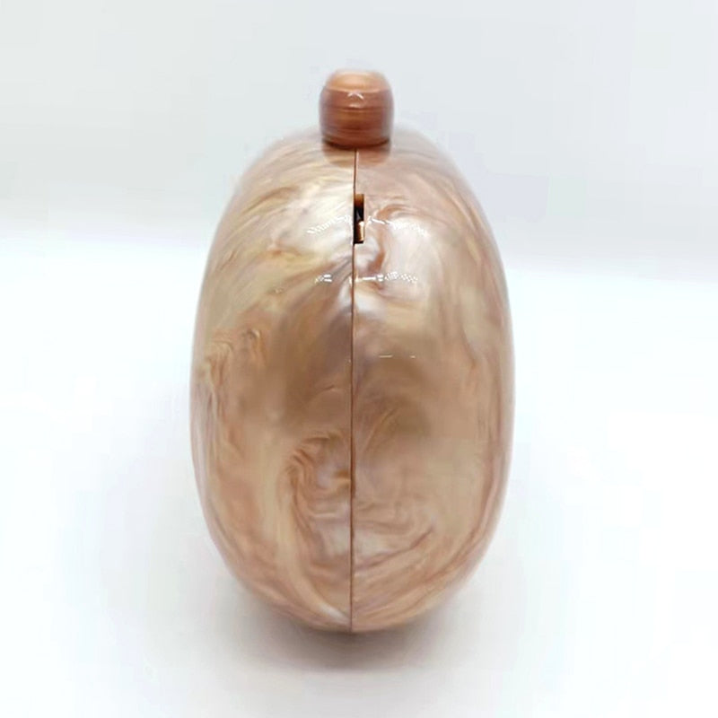 Marble Gold Pearl Clutch Coco & Dee
