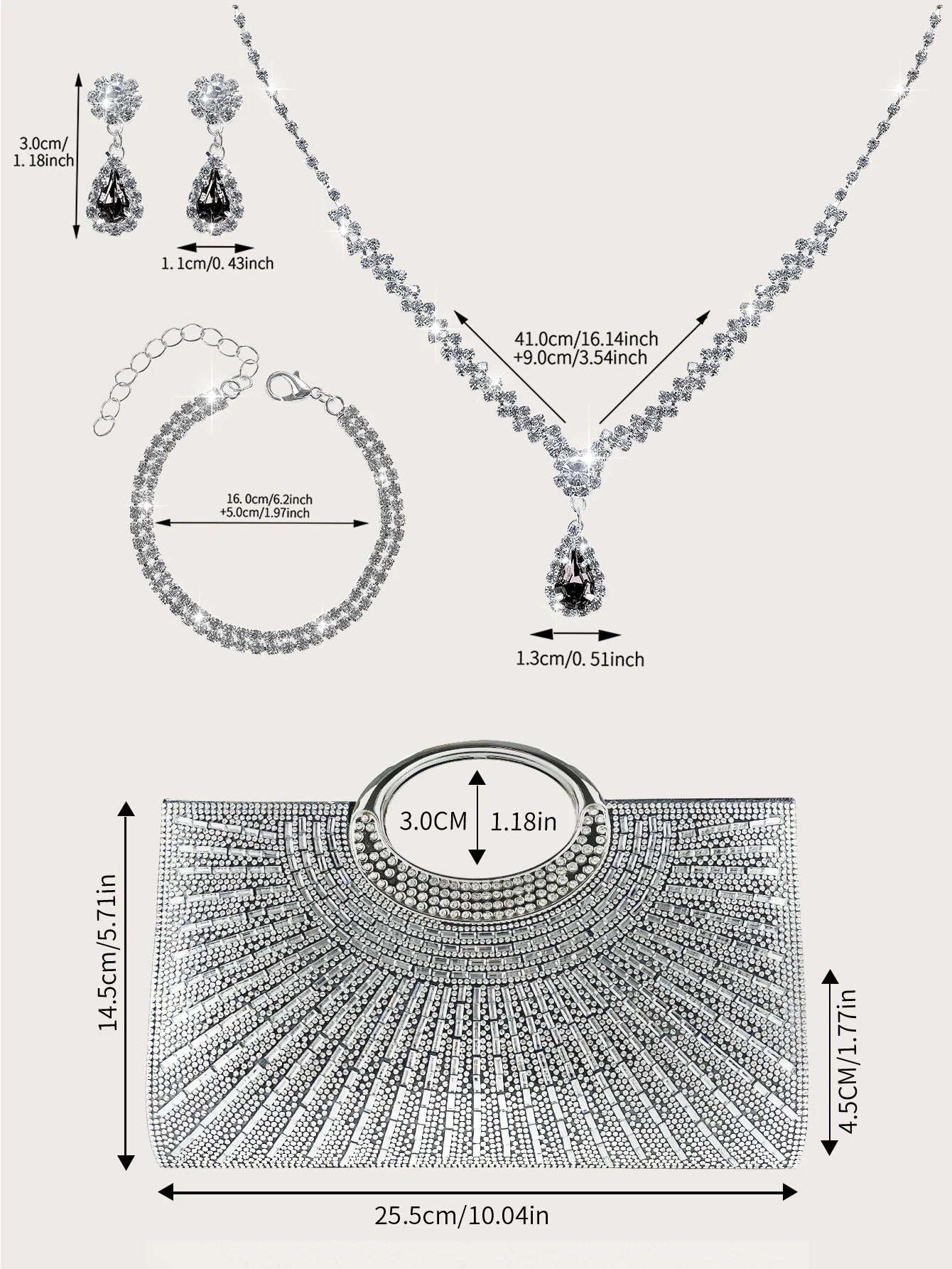Luxe Bag Jewellery Set