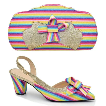 Veena Shoe & Bag Set