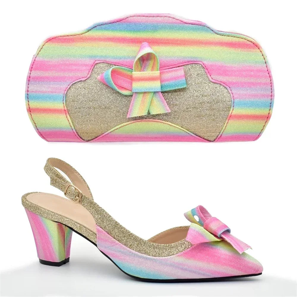 Veena Shoe & Bag Set