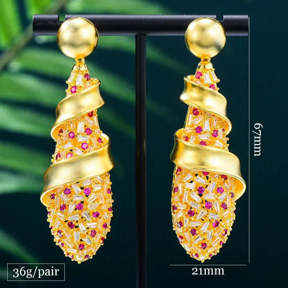 Scallop Drop Earrings Coco & Dee