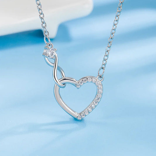 Sterling Silver Heart Necklaces Coco & Dee