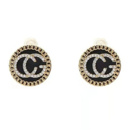 Letter Stud Earrings