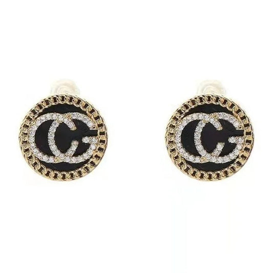 Letter Stud Earrings