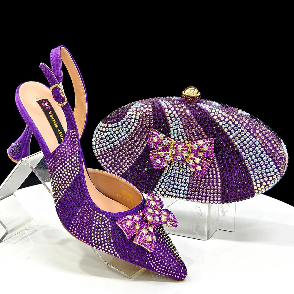 Meera Shoe & Bag Set