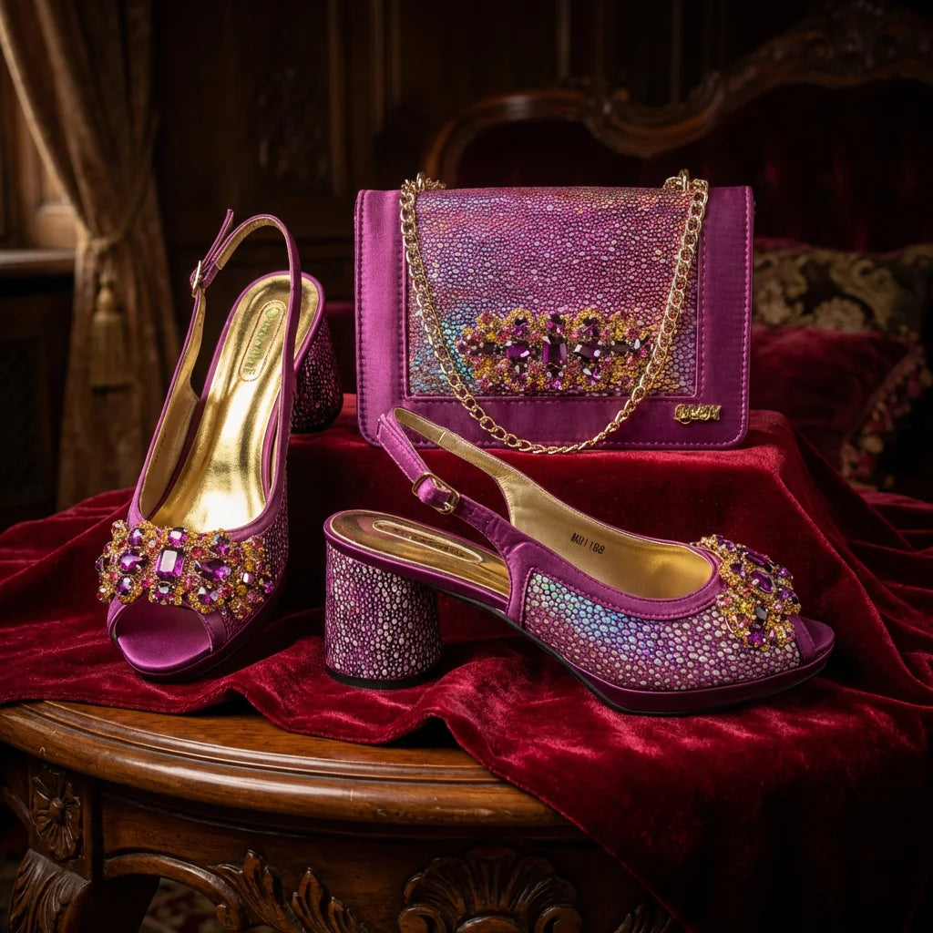 Hina Shoes & Bag Set