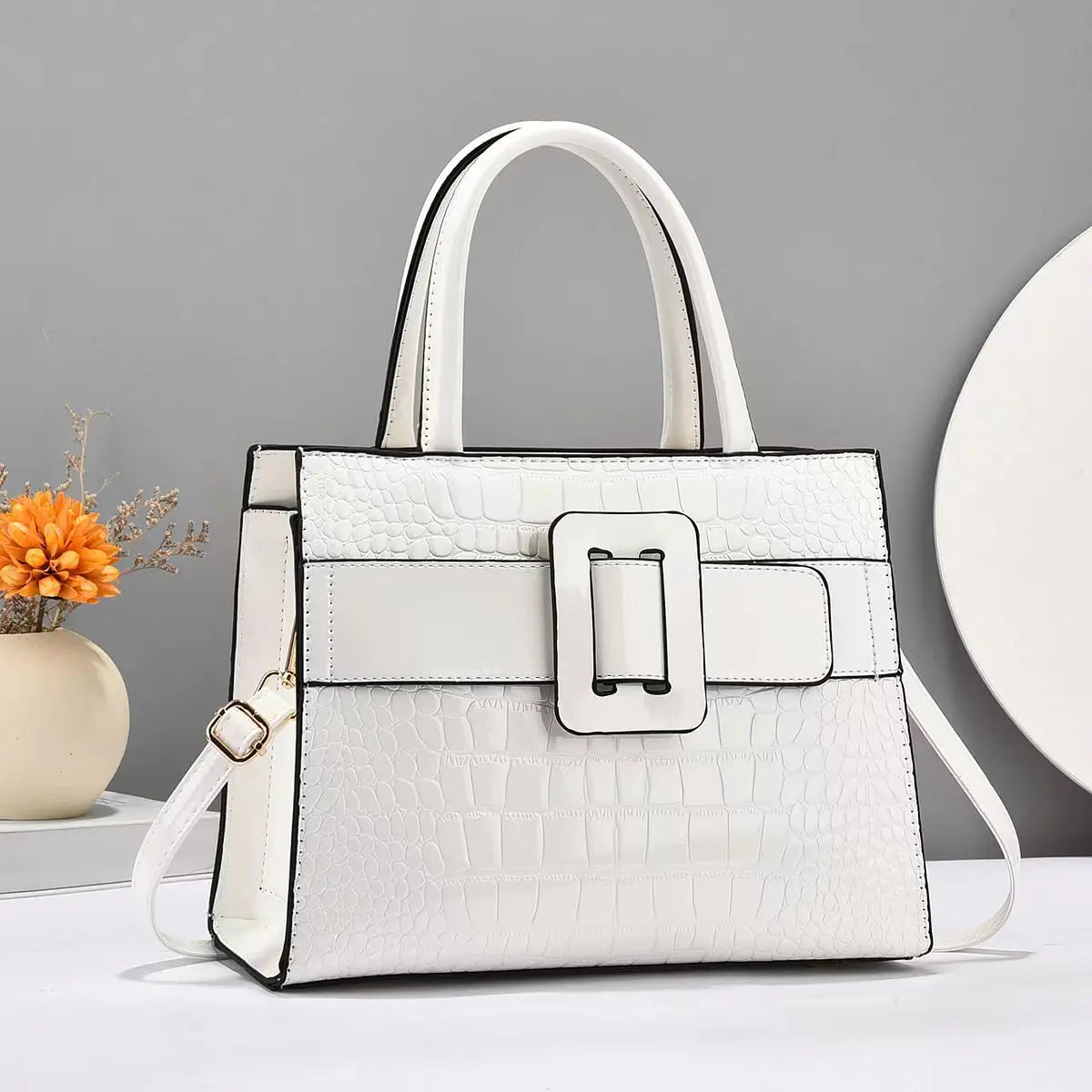 Cecilia Crocodile Tote Bag Coco & Dee