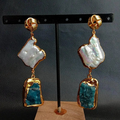 Keshi Pearl Earrings Coco & Dee