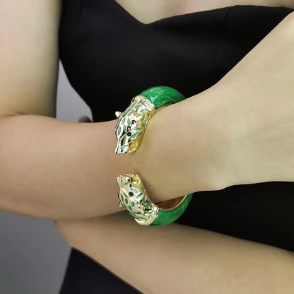 Leopard Head Bracelet