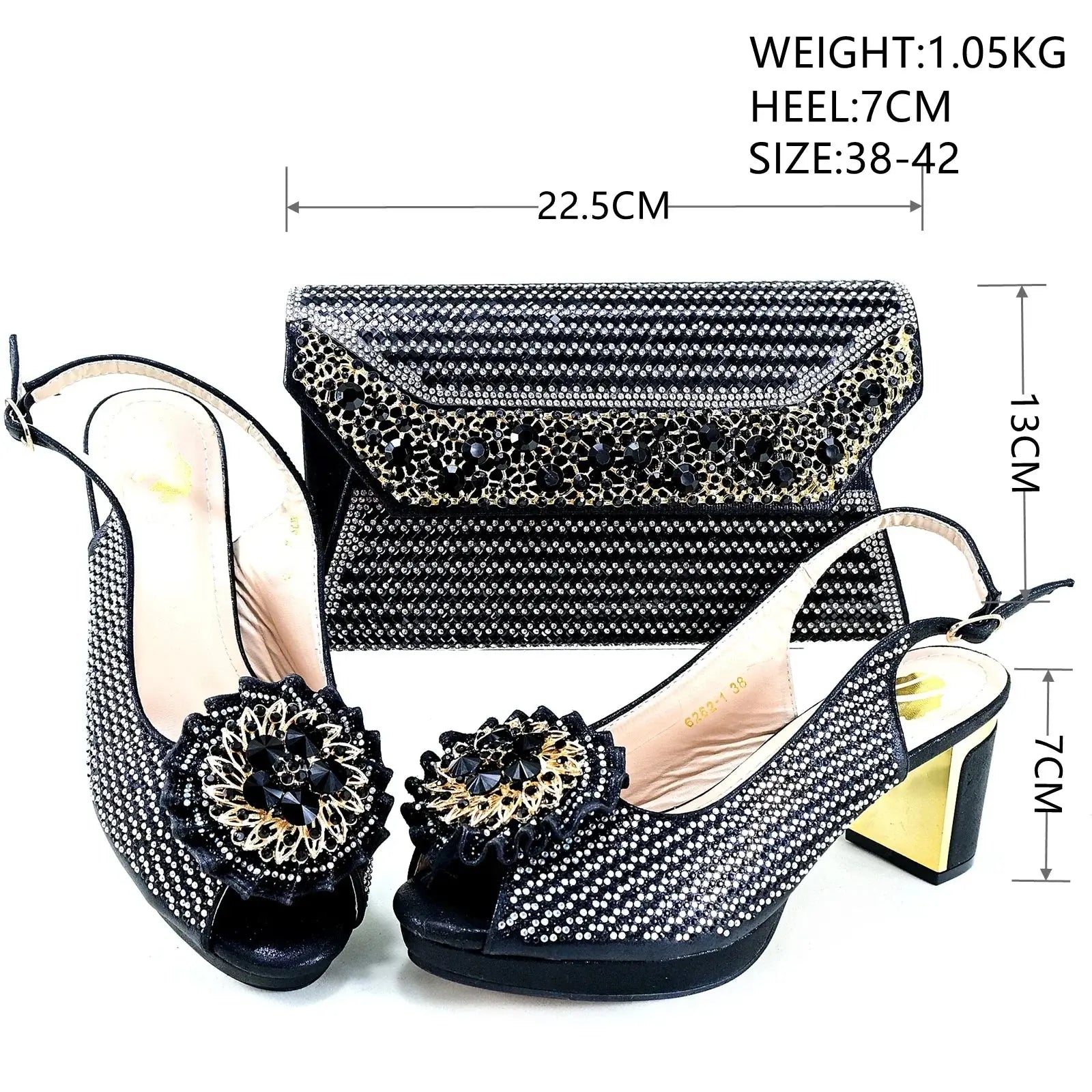Wahida Shoes & Bag Set Coco & Dee