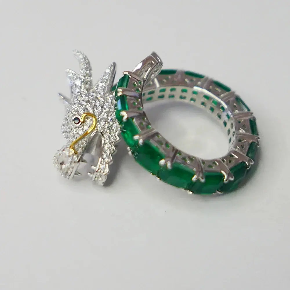 Silver Dragon Ring Coco & Dee