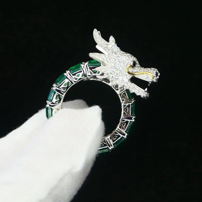 Silver Dragon Ring Coco & Dee