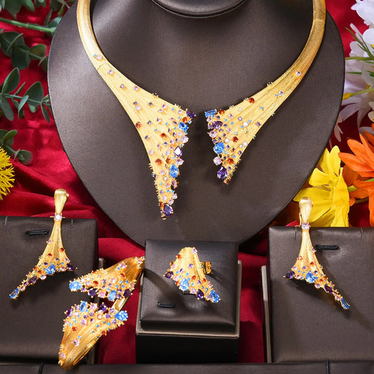 Daisy Leaf Jewelry Sets
