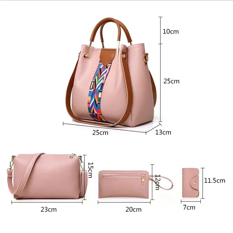 Luxe Harmony 4-Piece Handbag Set
