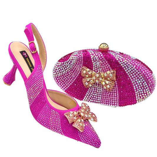Meera Shoe & Bag Set
