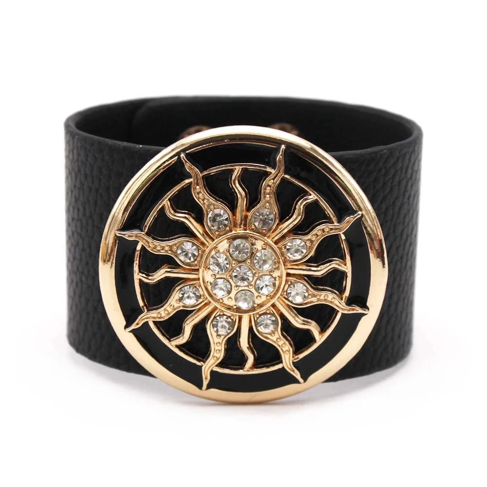 V Leather Bracelet
