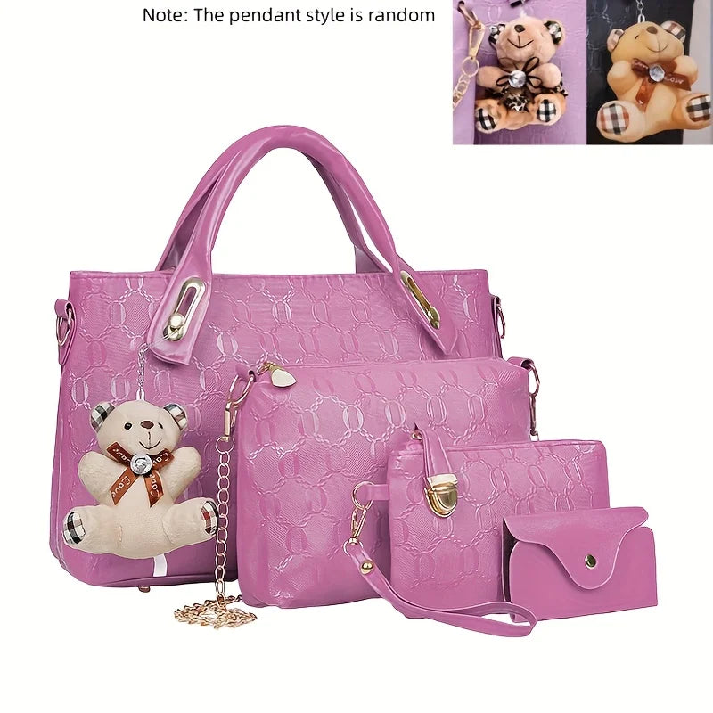 Elegance 4-Piece Handbag Set