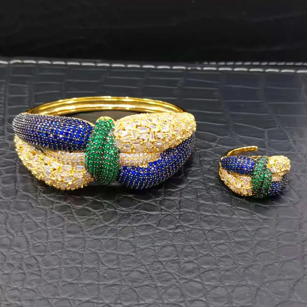 Serenity Bangle & Ring Set